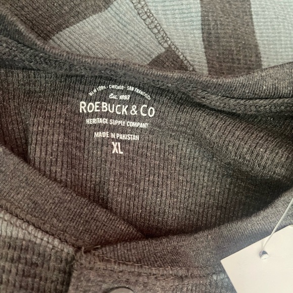 NWT ROEBUCK & COMPANY WINTER THICK LONG SLEEVED SHIRT - Picture 4 of 5